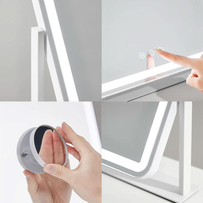 Vanity Makeup Mirror With LED Lights 13.5x17.4Inches