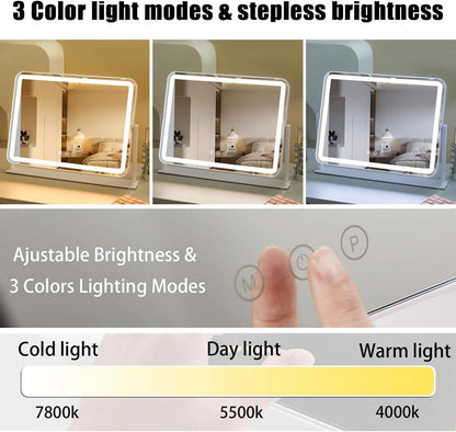 Vanity Makeup Mirror With LED Lights 13.5x17.4Inches